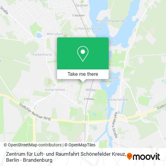 Zentrum für Luft- und Raumfahrt Schönefelder Kreuz map