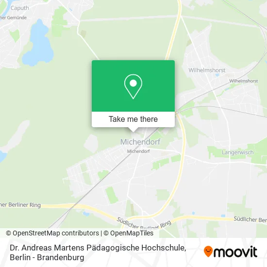 Карта Dr. Andreas Martens Pädagogische Hochschule