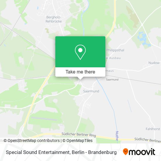 Special Sound Entertainment map