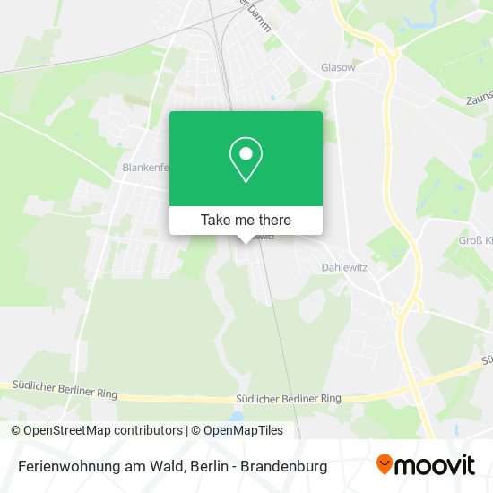 Ferienwohnung am Wald map