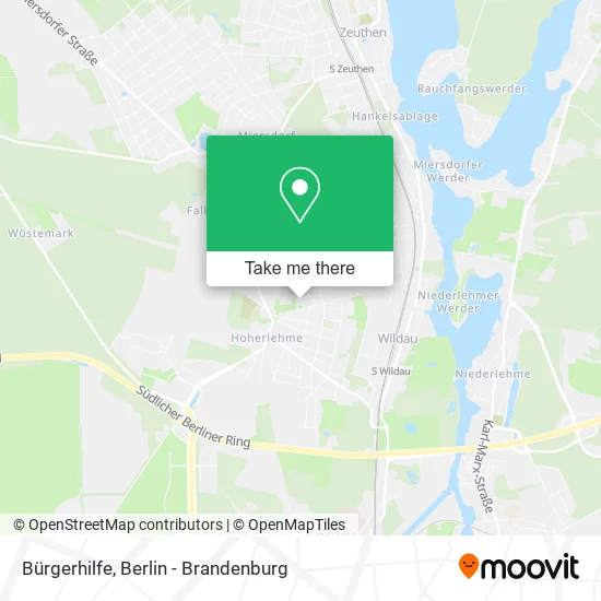 Карта Bürgerhilfe