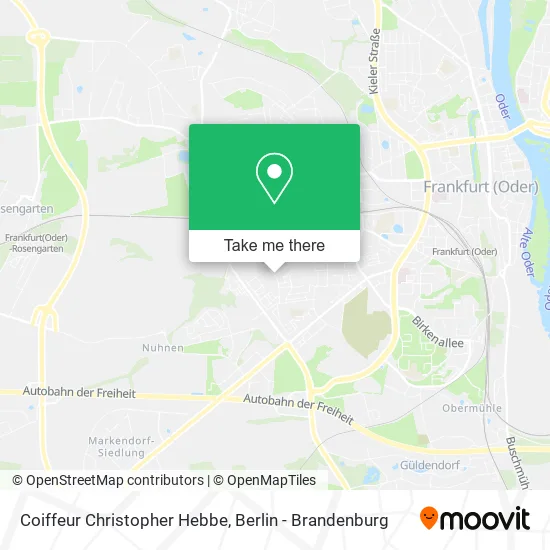 Карта Coiffeur Christopher Hebbe