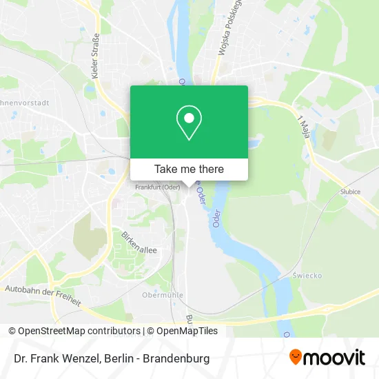 Dr. Frank Wenzel map