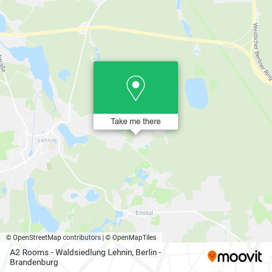 A2 Rooms - Waldsiedlung Lehnin map