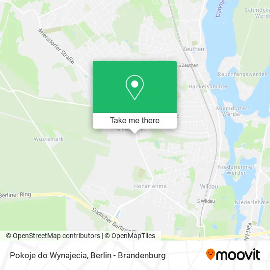 Карта Pokoje do Wynajecia