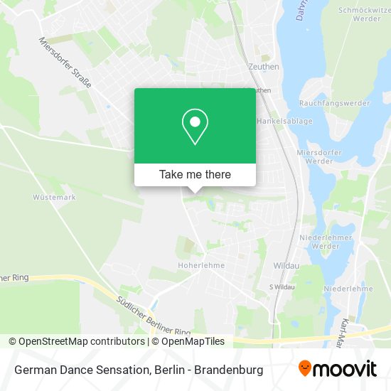 German Dance Sensation map