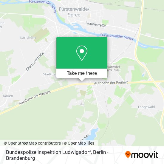 Bundespolizeiinspektion Ludwigsdorf map