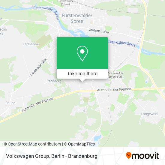 Volkswagen Group map