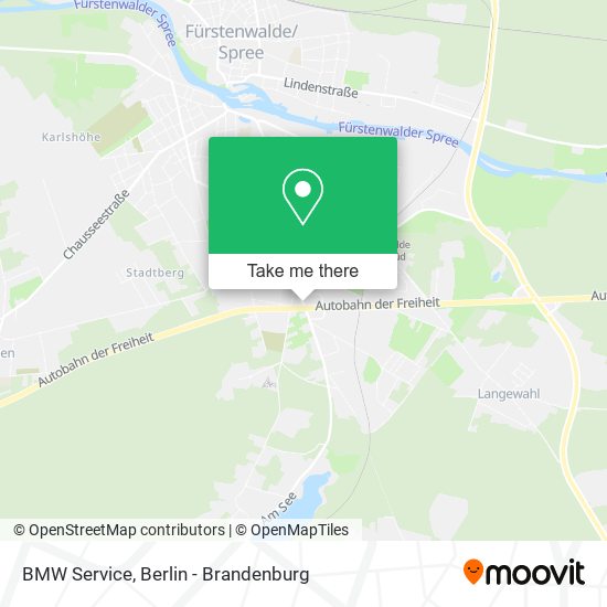 BMW Service map