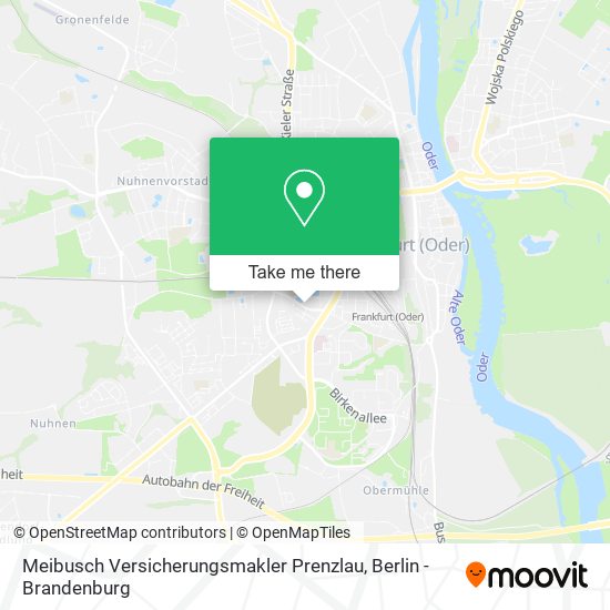 Meibusch Versicherungsmakler Prenzlau map