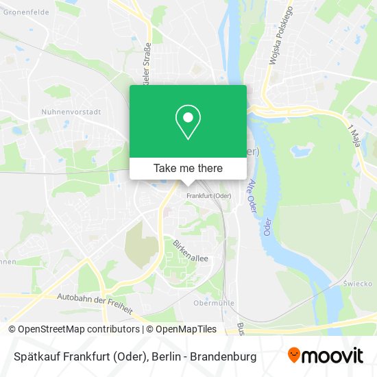 Spätkauf Frankfurt (Oder) map