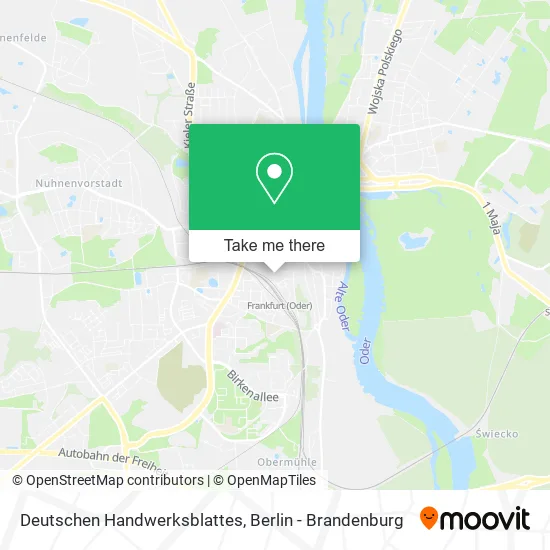 Карта Deutschen Handwerksblattes