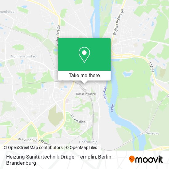 Heizung Sanitärtechnik Dräger Templin map