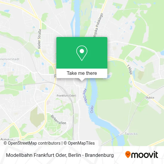 Modellbahn Frankfurt Oder map