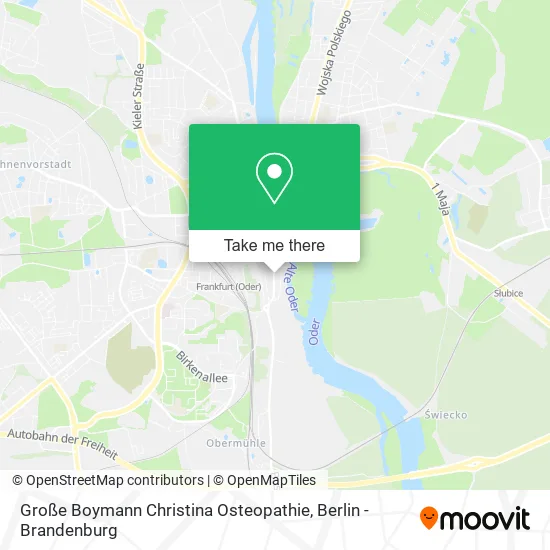 Карта Große Boymann Christina Osteopathie