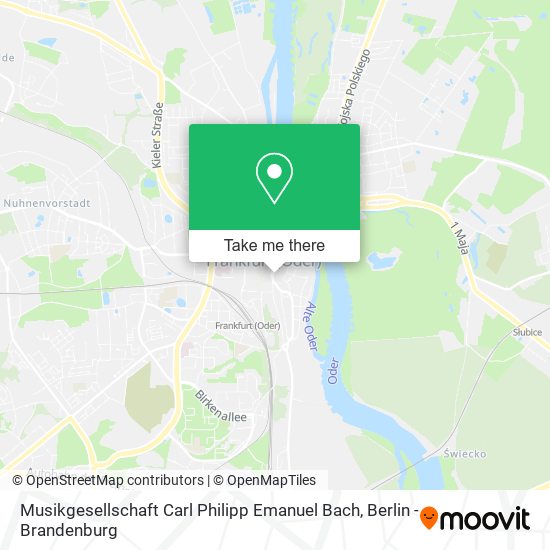 Musikgesellschaft Carl Philipp Emanuel Bach map