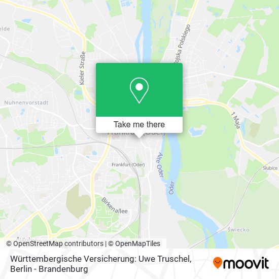 Württembergische Versicherung: Uwe Truschel map