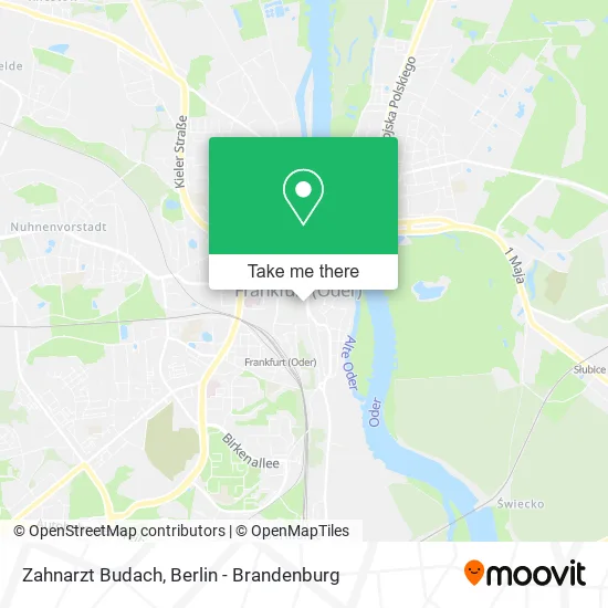 Карта Zahnarzt Budach