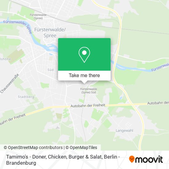 Tamimo's - Doner, Chicken, Burger & Salat map