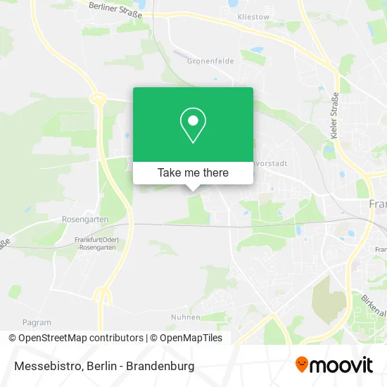 Карта Messebistro