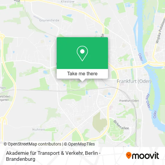 Карта Akademie für Transport & Verkehr