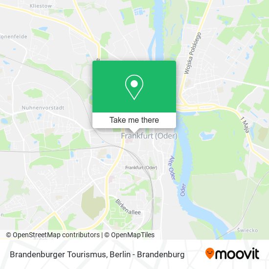 Brandenburger Tourismus map