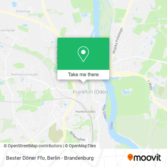 Карта Bester Döner Ffo