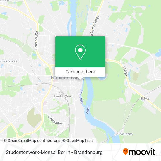Studentenwerk-Mensa map