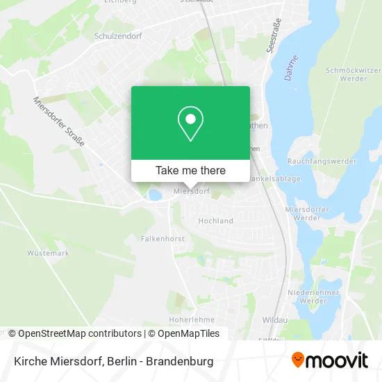 Kirche Miersdorf map