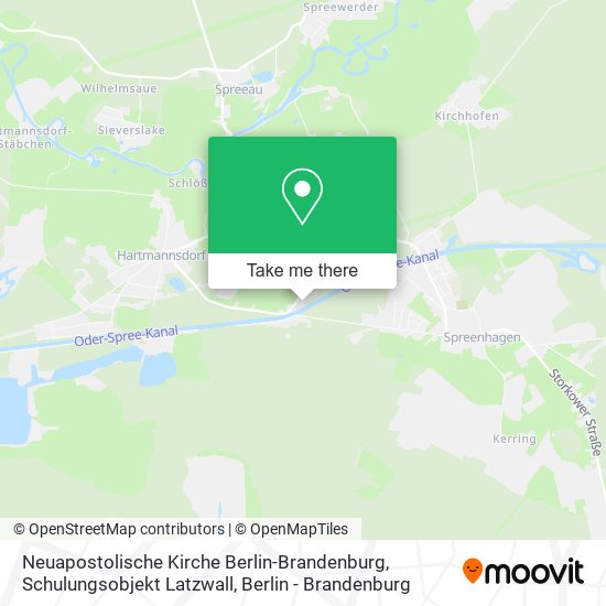 Neuapostolische Kirche Berlin-Brandenburg, Schulungsobjekt Latzwall map