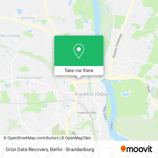 Карта Grün Data Recovery