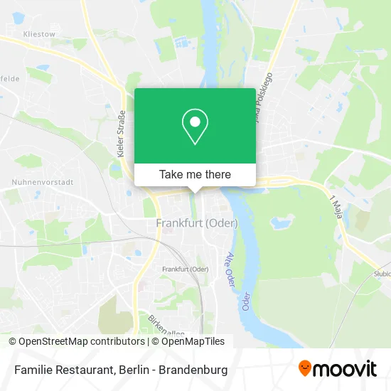 Карта Familie Restaurant