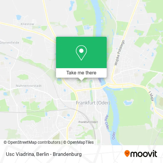 Карта Usc Viadrina