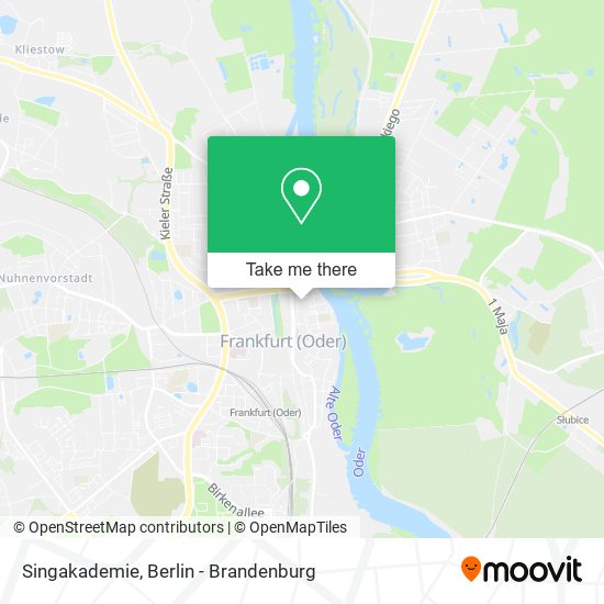 Singakademie map