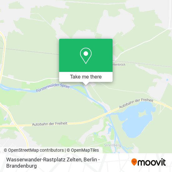 Wasserwander-Rastplatz Zelten map