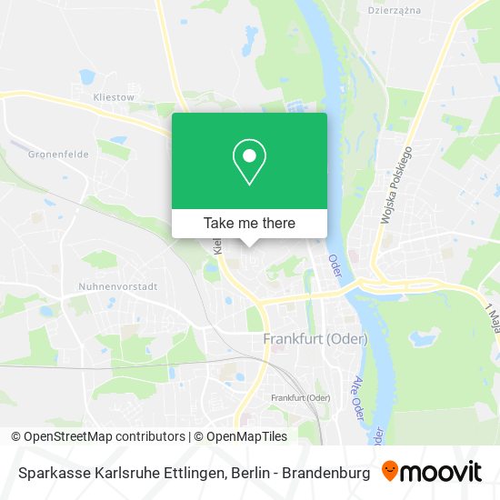 Sparkasse Karlsruhe Ettlingen map