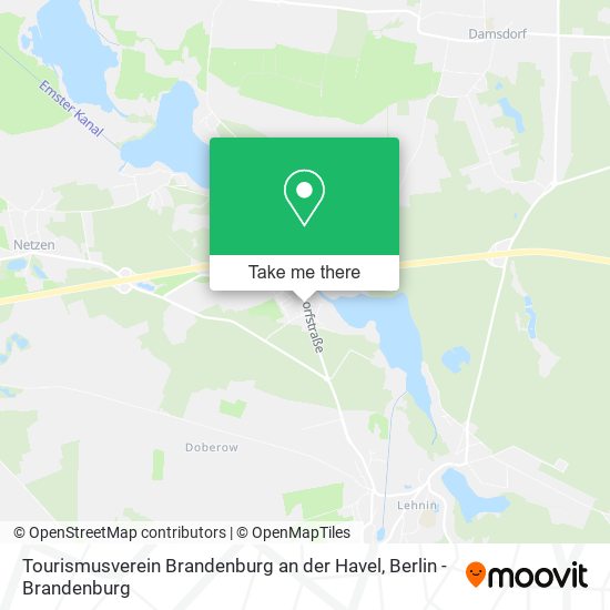Tourismusverein Brandenburg an der Havel map