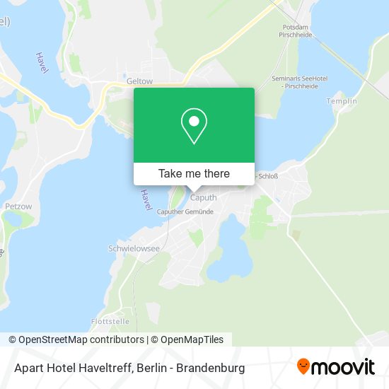 Карта Apart Hotel Haveltreff