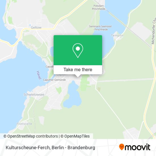 Kulturscheune-Ferch map