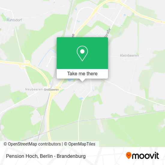 Pension Hoch map