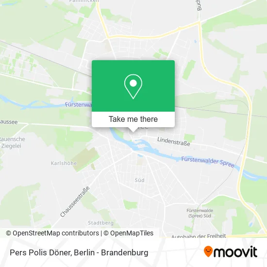 Карта Pers Polis Döner