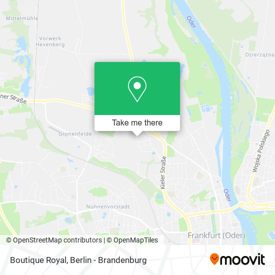 Boutique Royal map