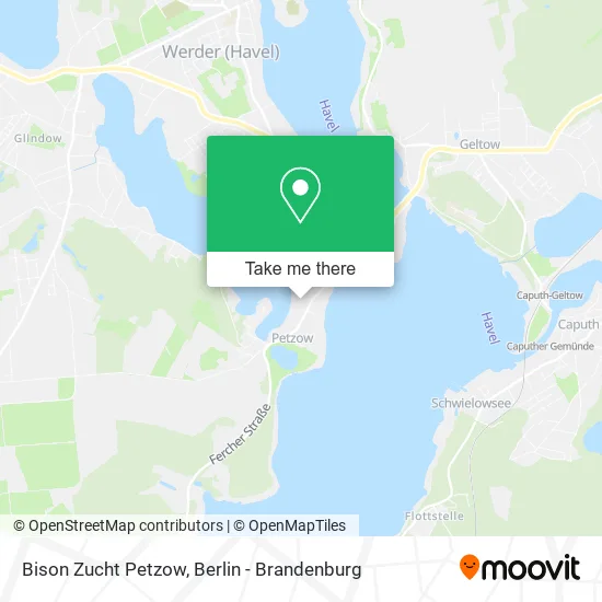 Карта Bison Zucht Petzow
