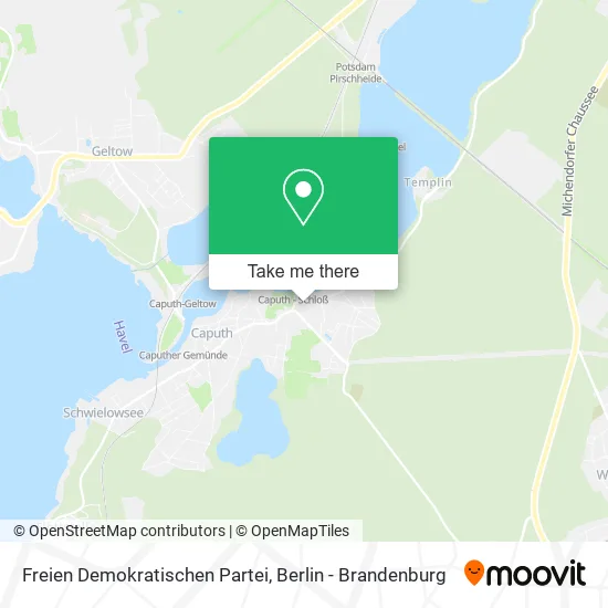 Карта Freien Demokratischen Partei