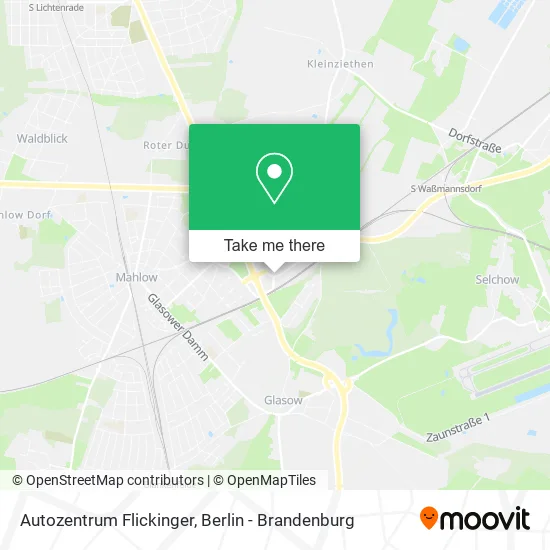 Карта Autozentrum Flickinger