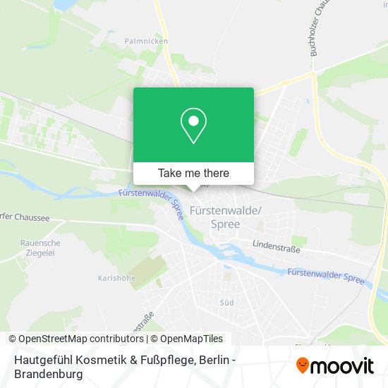 Hautgefühl Kosmetik & Fußpflege map