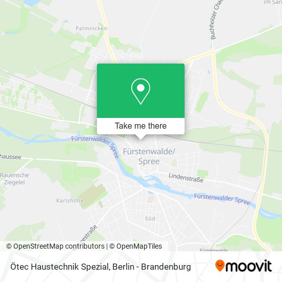 Ötec Haustechnik Spezial map
