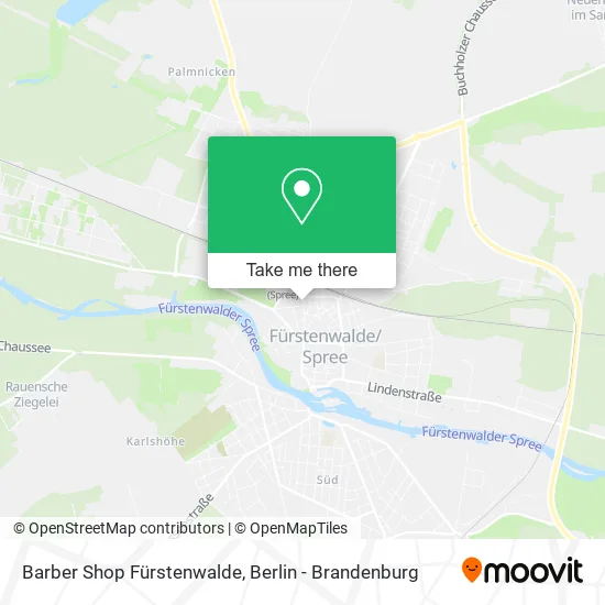 Карта Barber Shop Fürstenwalde