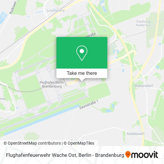 Flughafenfeuerwehr Wache Ost map