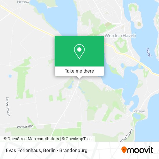 Evas Ferienhaus map